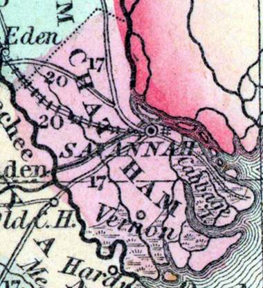 Chatham County, Georgia, 1857