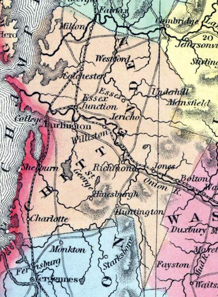 Chittenden County, Vermont, 1857