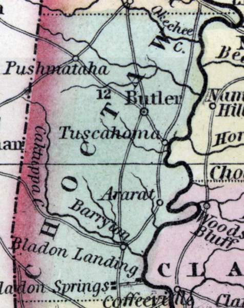 Choctaw County, Alabama, 1857