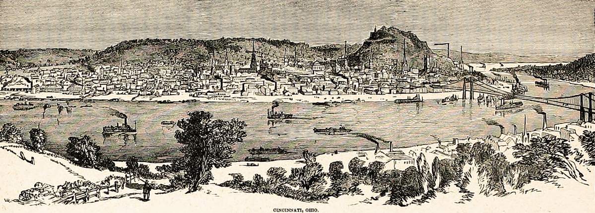 Cincinnati, Ohio, 1862, artist's impression