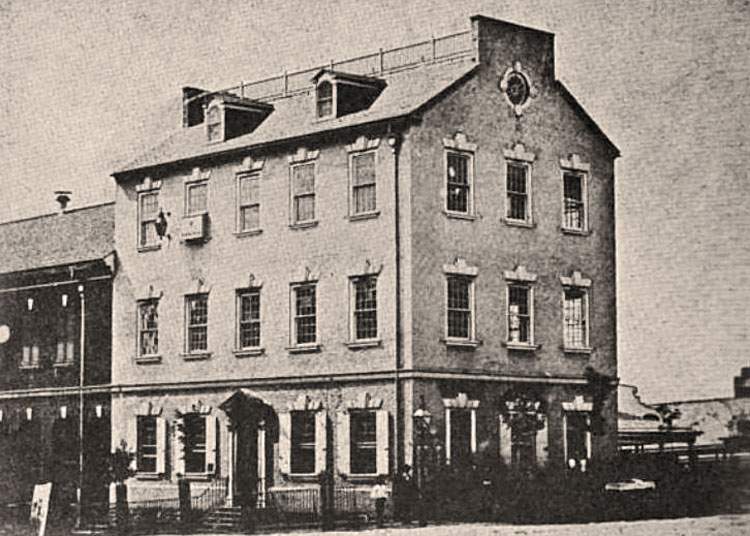 Lancaster City Hall, Lancaster, Pennsylvania, circa 1865