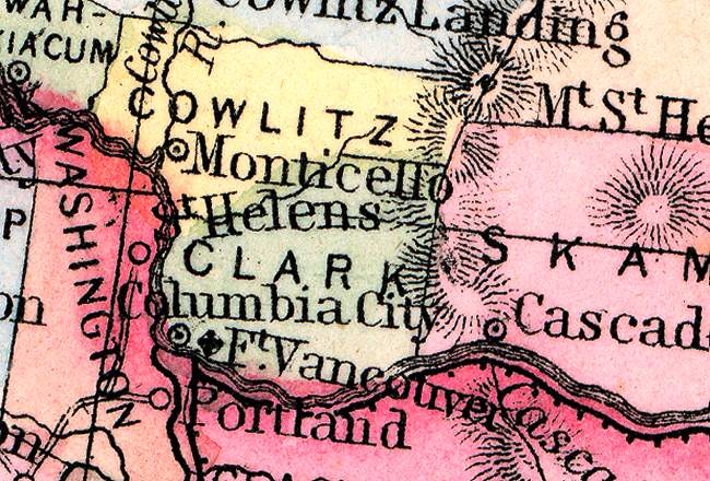 Clark County, Washington, 1857