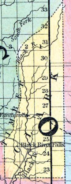 Clark County, Wisconsin, 1857