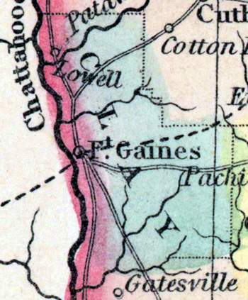 Clay County, Georgia, 1857
