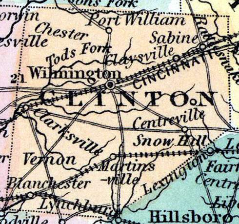 Clinton County, Ohio, 1857