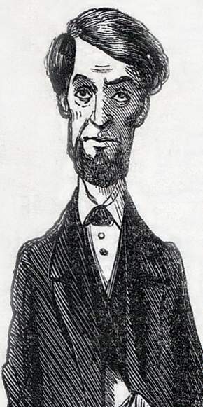 "Long Abraham Lincoln a Little Longer," November 26, 1864, political cartoon, Harper's Weekly, detail