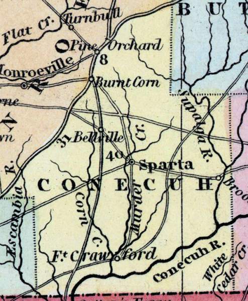 Conecuh County, Alabama, 1857