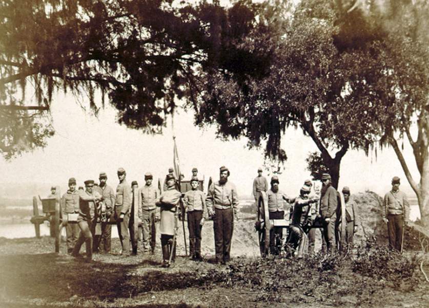 South Carolina Artillery near Charleston, South Carolina, circa 1861-1863