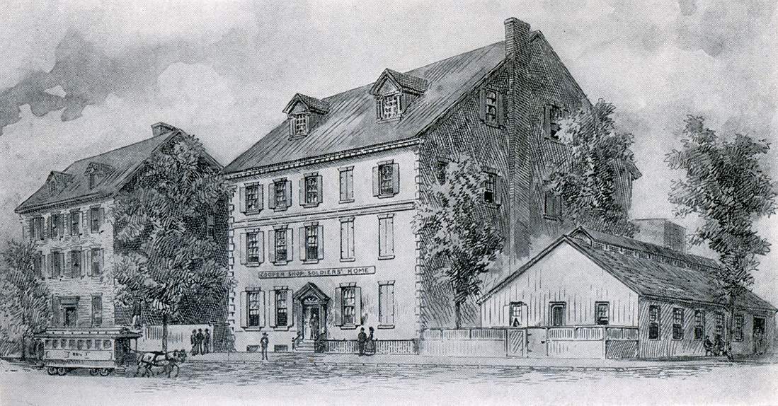 Cooper's Shop Soldier's Home, Philadelphia, Pennsylvania, circa 1863