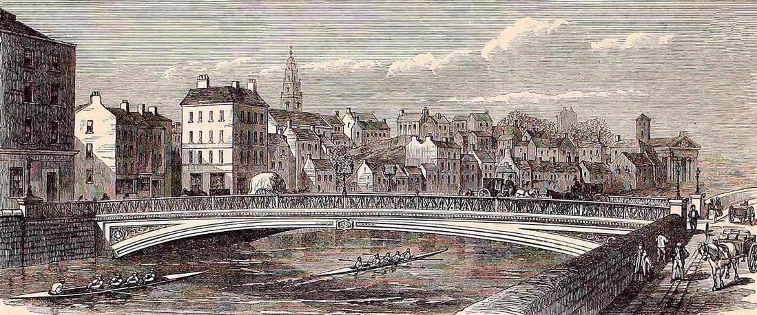 Cork, Ireland, Spring 1864, British artist's impression