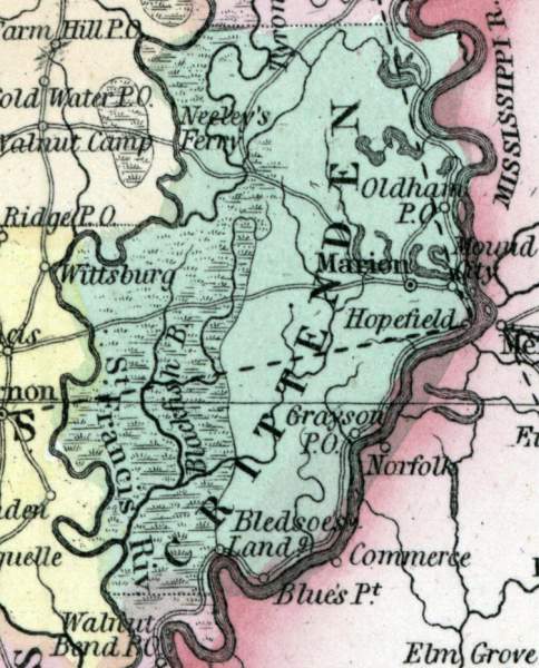 Crittenden County, Arkansas, 1857