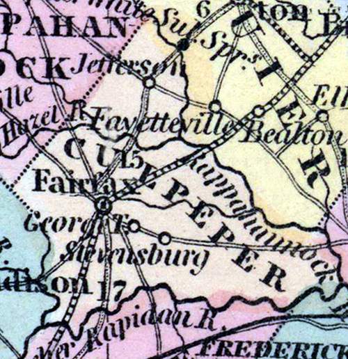 Culpeper County, Virginia, 1857