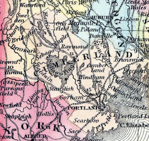 Cumberland County, Maine, 1857