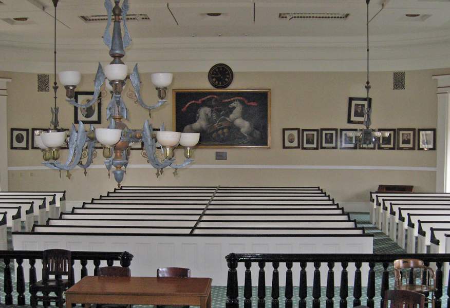 Courtroom, Cumberland County Courthouse, Carlisle, Pennsylvania, March 2011