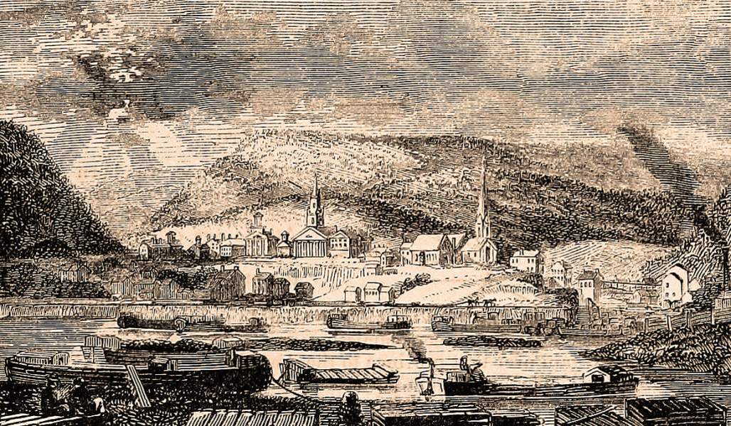 Cumberland, Maryland, 1861, artist's impression