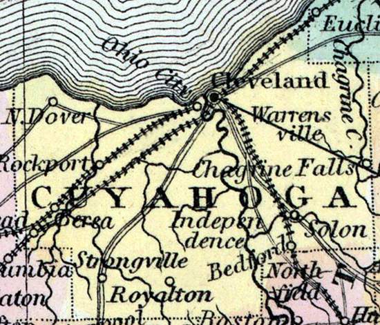 Cuyahoga County, Ohio, 1857