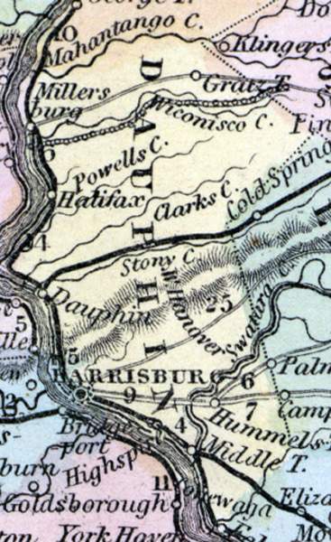 Dauphin County, Pennsylvania, 1857