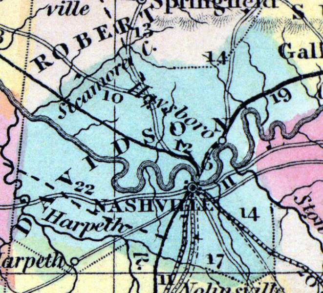 Davidson County, Tennessee, 1857