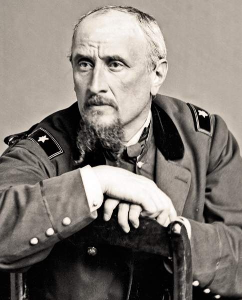 Philippe Régis Denis de Keredern de Trobriand, seated