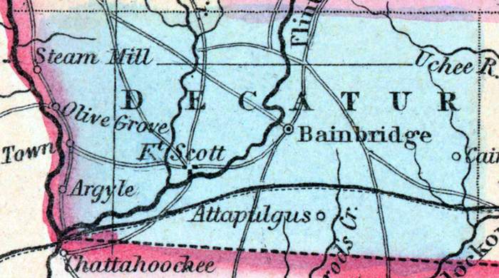 Decatur County, Georgia, 1857