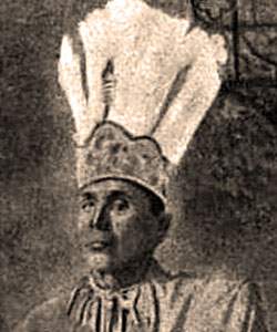 Louis "Deerfoot" Bennett, Seneca Indian runner, detail