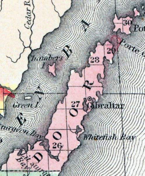 Door County, Wisconsin, 1857