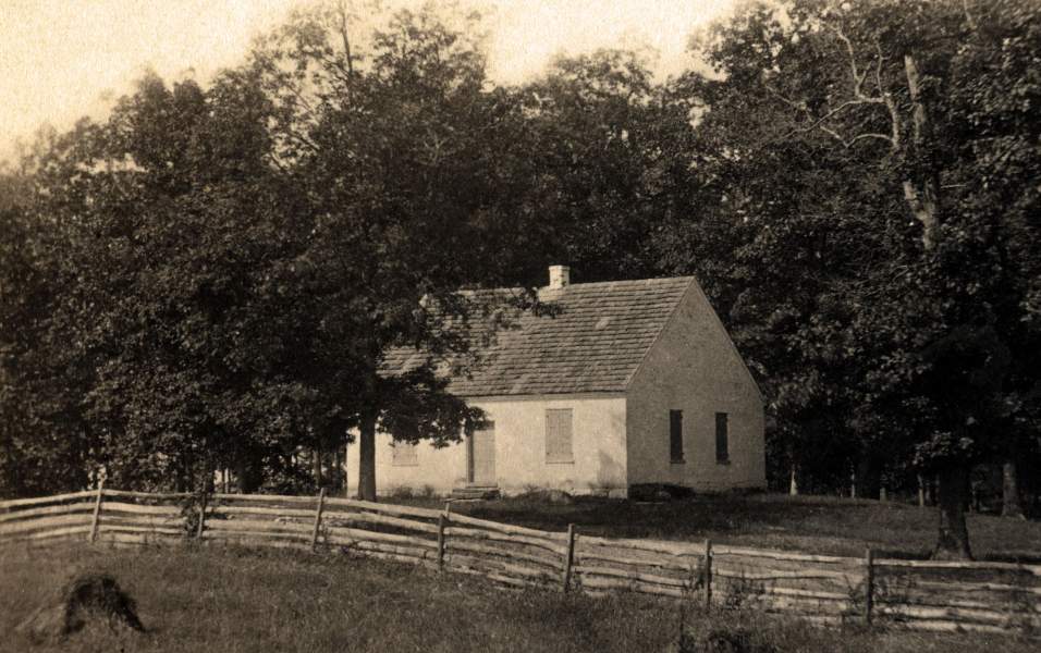 Dunker Church, Antietam Battlefield, Maryland, circa 1863