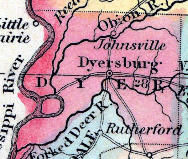 Dyer County, Tennessee, 1857