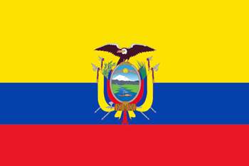 Flag of Ecuador, adopted 1860