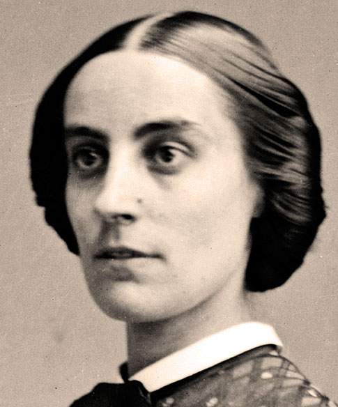 Elizabeth Hamilton Halleck, circa 1860, detail
