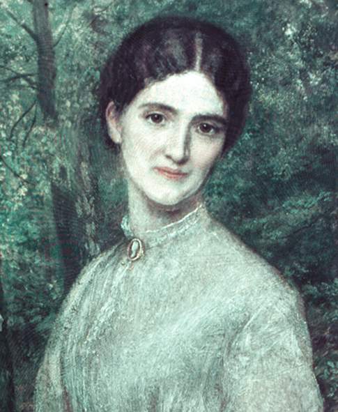 Ellen Dana Conway, oil painting, detail