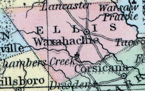 Ellis County, Texas, 1857