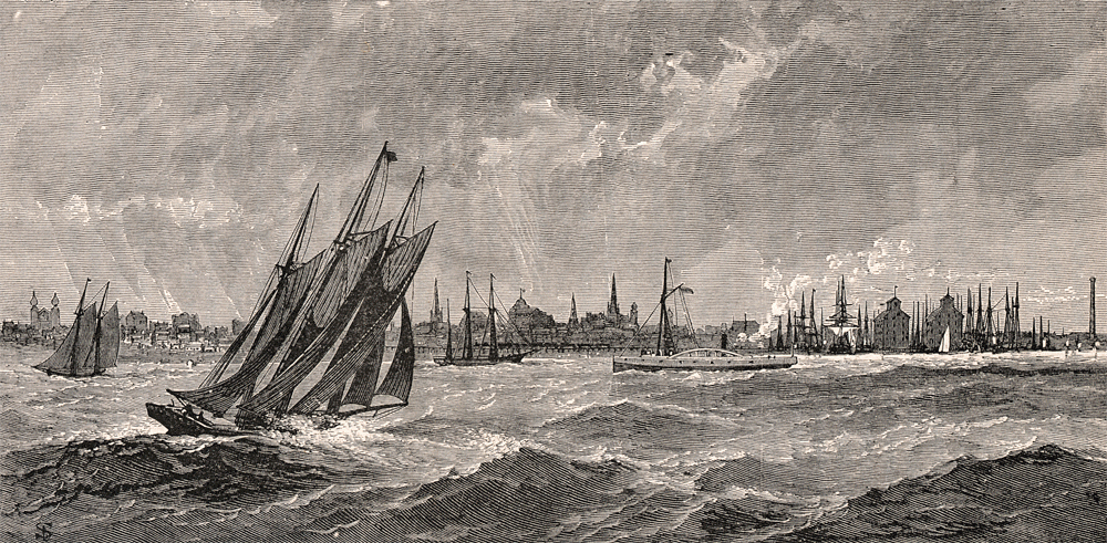 Erie, Pennsylvania, circa 1870