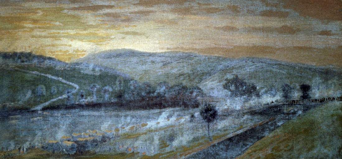 Edwin Forbes, "Escape of the Army of Virginia," July, 1863