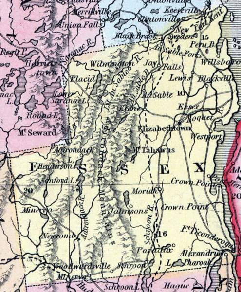 Essex County, New York, 1857