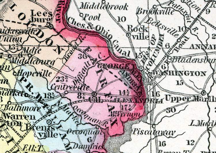 Fairfax County, Virginia, 1857