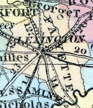 Fayette County, Kentucky, 1857
