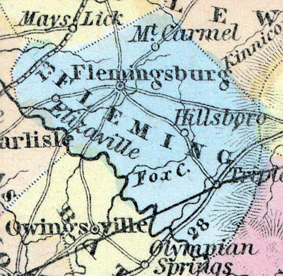 Fleming County, Kentucky, 1857