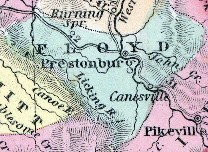 Floyd County, Kentucky, 1857