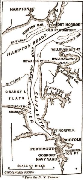 Fort Monroe, Virginia and vicinity, 1861