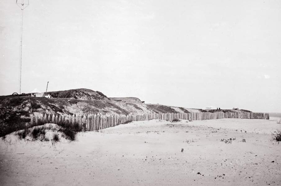 Fort Wagner and Fort Gregg, Morris Island, South Carolina, 1865