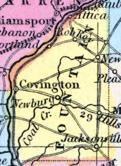 Fountain County, Indiana, 1857