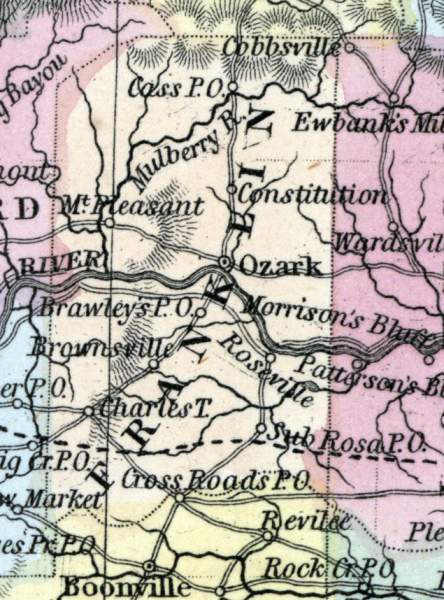 Franklin County, Arkansas, 1857
