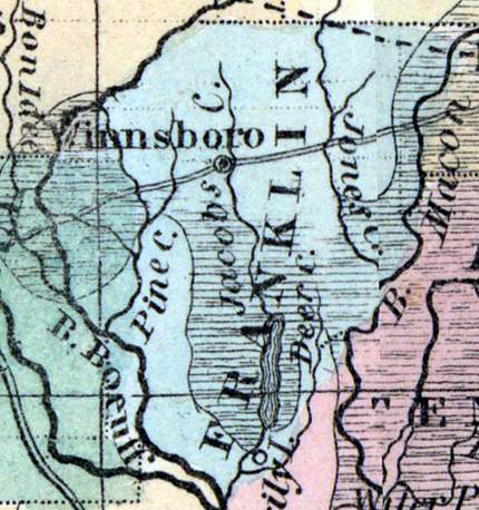 Franklin Parish, Louisiana, 1857