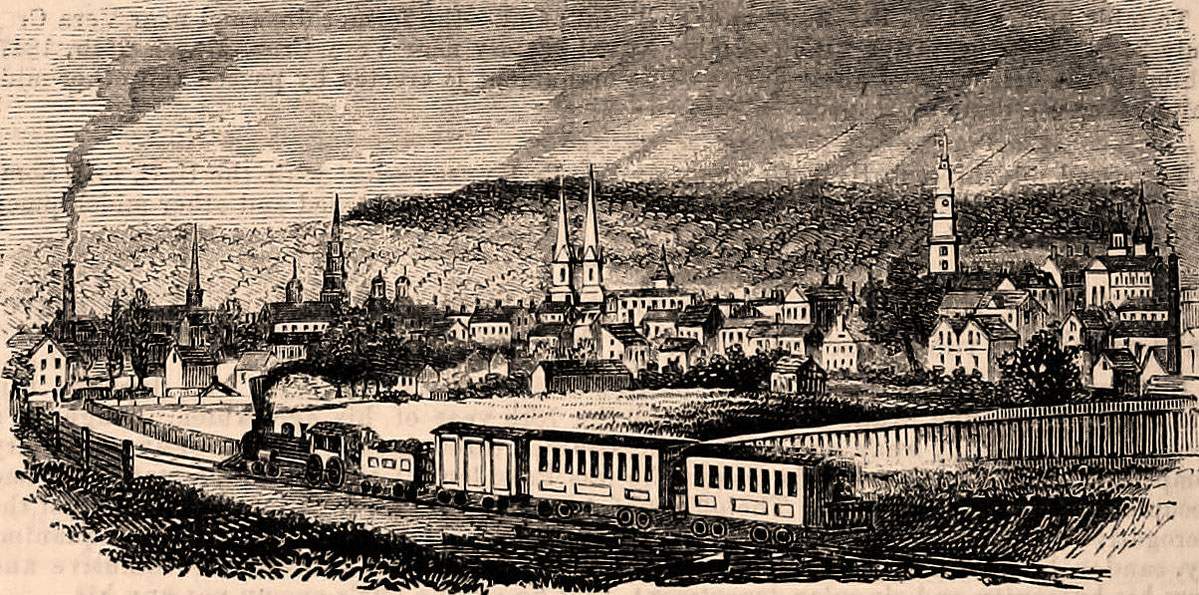 Frederick, Maryland, 1861, artist's impression