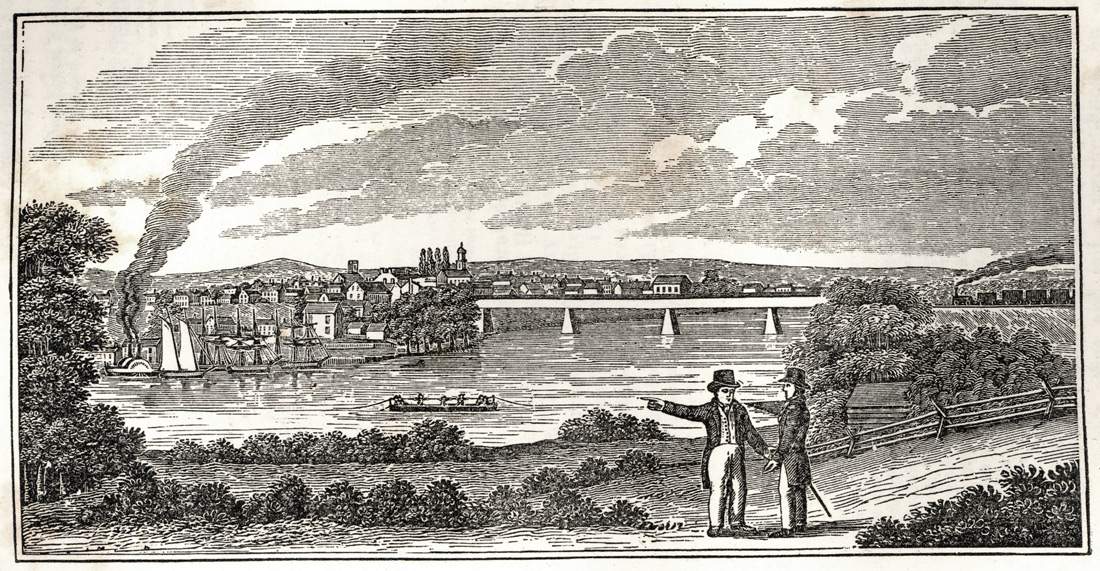 Fredericksburg, Virginia, circa 1850