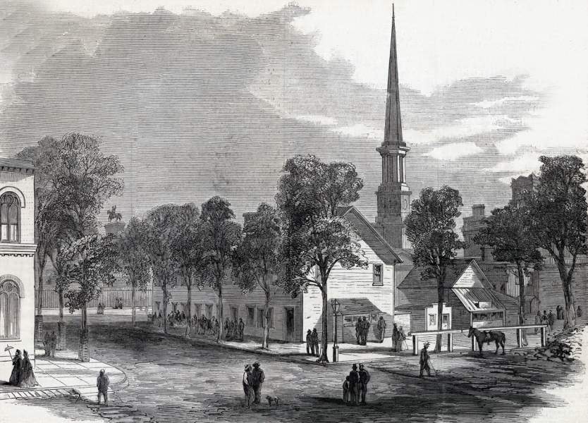 The Freedmen's Bureau, Richmond, Virginia, December 1865, artist's impression