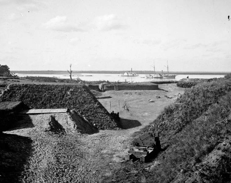 Fort McAllister, Georgia, interior, December 1864
