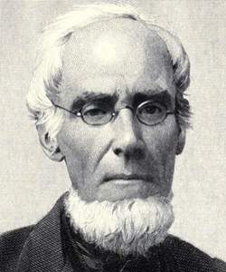 Gail Borden, circa 1870, detail