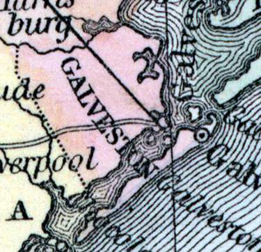 Galveston County, Texas, 1857